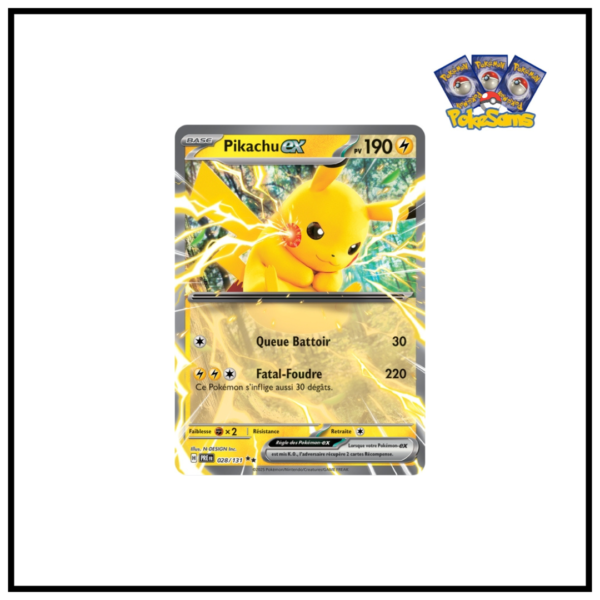 Pikachu EX Évolutions Prismatiques 028/131