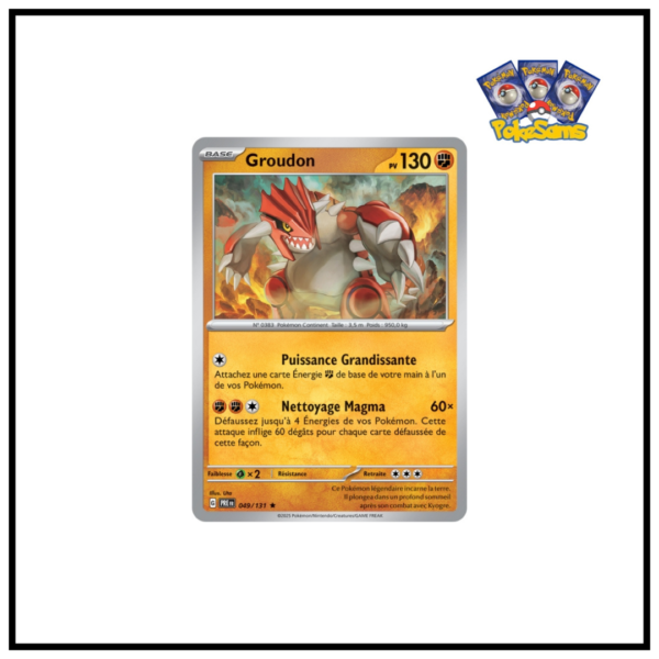 Groudon Holo Évolutions Prismatiques 049/131