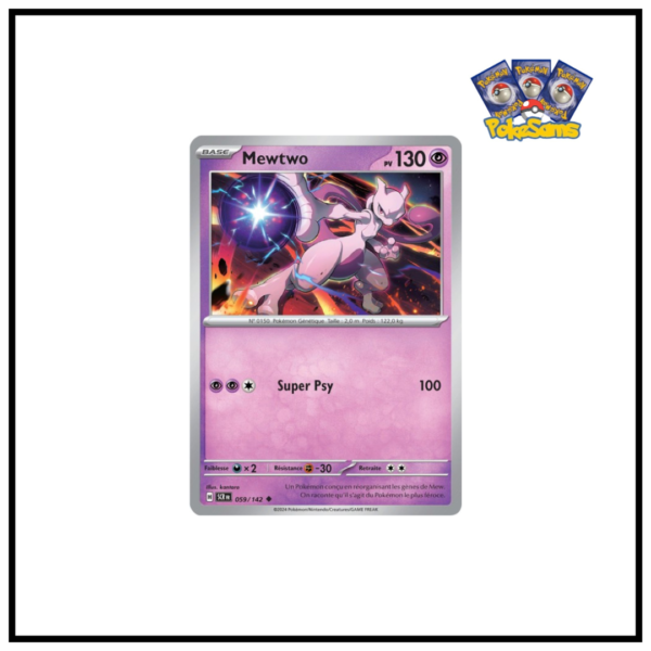 Mewtwo Reverse Couronne Stellaire 059/142