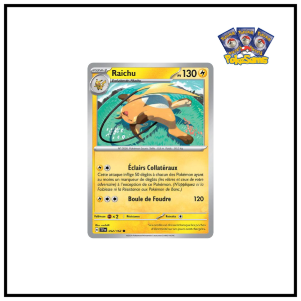 Raichu Reverse Forces Temporelles 052/162