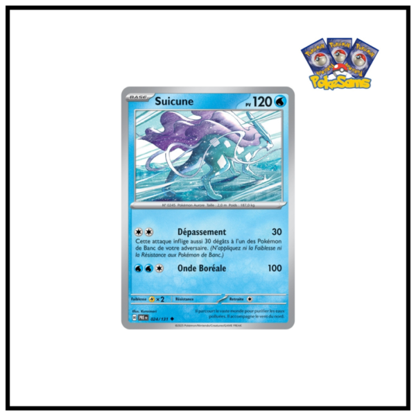 Suicune Reverse Évolutions Prismatiques 024/131