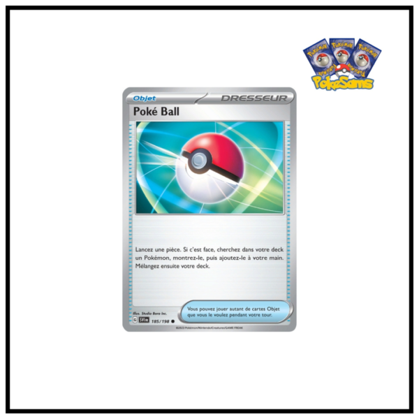 Poké Ball Reverse Écarlate et Violet 185/198